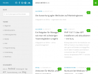 Screenshot des Blogs Ansas Meyer – Blog über Unterhaltung und Programmierung