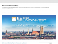 Screenshot des Blogs Euro Grundinvest Blog