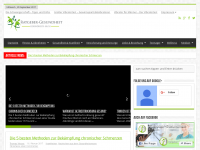 Screenshot des Blogs Ratgeber-Gesundheit | Der Gesundheits Blog