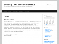 Screenshot des Blogs Hausbau mit Viebrock