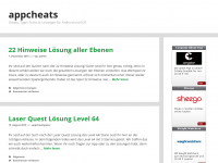 Screenshot des Blogs appcheats