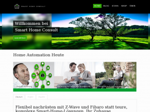 Screenshot des Blogs Smart Home Consult