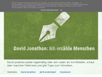 Screenshot des Blogs David Jonathan