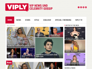 Screenshot des Blogs Viply.de – one step to Hollywood