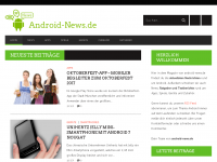 Screenshot des Blogs android-news.de