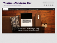Screenshot des Blogs Webbienes Webdesign Blog