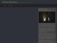 Screenshot des Blogs Werbemittel-Blog.at