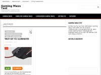 Screenshot des Blogs Gaming Maus Test