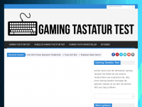 Screenshot des Blogs Gaming Tastatur Test