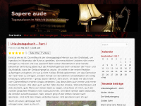 Screenshot des Blogs Mein schwarzes Leben