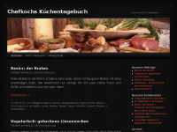 Screenshot des Blogs Chefkochs Küchentagebuch