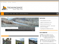 Screenshot des Blogs Trekkingbase