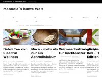 Screenshot des Blogs Manuela´s bunte Welt