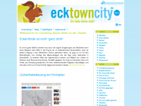 Screenshot des Blogs ecktowncity : blog für eckernförde