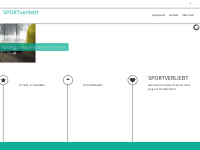 Screenshot des Blogs Sportverliebt.de