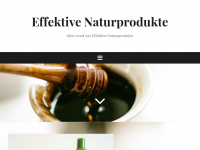 Screenshot des Blogs Effektive-Naturprodukte.at