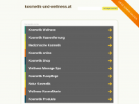 Screenshot des Blogs Kosmetik-und-Wellness.at