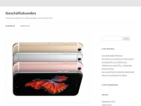 Screenshot des Blogs Geschäftskundentarife