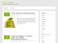 Screenshot des Blogs Arbeit-und-Beruf.at