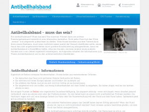 Screenshot des Blogs Mein-tierischer-Blog.de