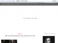 Screenshot des Blogs Das Mädchen vom Meer