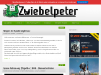 Screenshot des Blogs Zwiebelpeter