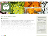 Screenshot des Blogs Baumtagebuch