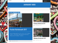 Screenshot des Blogs Jahrmarkt-Nord.de
