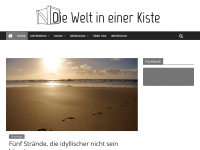Screenshot des Blogs Die Welt in einer Kiste