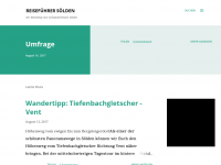 Screenshot des Blogs Reiseführer Sölden