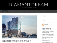 Screenshot des Blogs diamantdream
