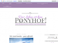Screenshot des Blogs Vom Kinderwunsch endlich zum Wunschkind?
