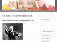 Screenshot des Blogs Kundenbegeisterung leicht gemacht