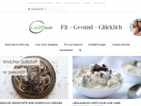 Screenshot des Blogs LaCHFoodies – Low Carb High Fat Ernährung in Deutschland