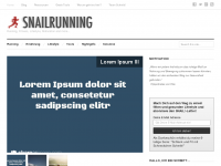 Screenshot des Blogs Snailrunning!