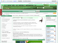 Screenshot des Blogs Webkatalog