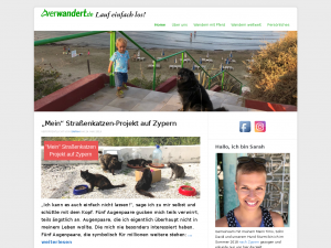 Screenshot des Blogs Verwandert