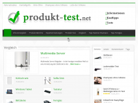Screenshot des Blogs Produkt-Test