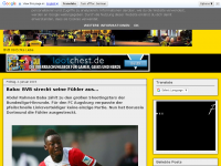 Screenshot des Blogs BVB 09-Echte Liebe