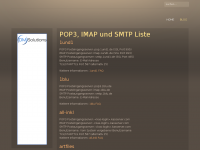Screenshot des Blogs pop3-liste.de