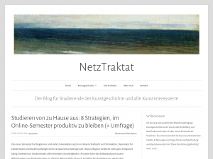 Screenshot des Blogs NetzTraktat