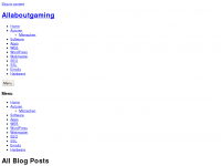 Screenshot des Blogs Allaboutgaming Technik News für Nerds Geeks und Technik interresierte