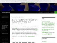 Screenshot des Blogs alexandervolf.com