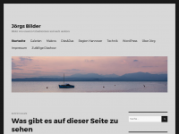 Screenshot des Blogs Jörgs Bilder