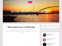 Screenshot des Blogs Rouven Kasten – Social Media und mehr