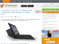 Screenshot des Blogs Schnäppchenfuchs.com – Schnäppchen im Internet, fast geschenkt