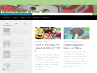 Screenshot des Blogs Erlebnispark Deals