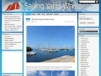 Screenshot des Blogs Sailing Yacht Whisper