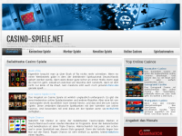 Screenshot des Blogs Casino-Spiele.Net – Online Casino Spiele News