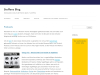 Screenshot des Blogs Steffens-Blog